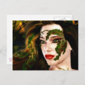 Fantasy Dryad of the Forest Postkarte (Vorne/Hinten)