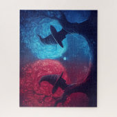 Fantasy Duel glühende Zauberhassen Puzzle (Vertikal)