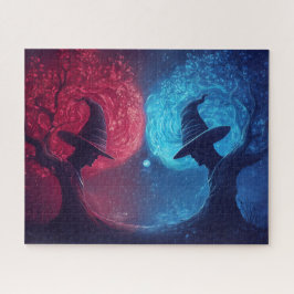 Fantasy Duel glühende Zauberhassen Puzzle