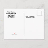 Fantasy East Arabian Nights Balcony Save the Date Ankündigungspostkarte (Rückseite)