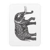 Fantasy Elephant Doodle Magnet (Vertikal)