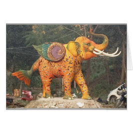 Fantasy Elephant Statue in Chiang Mai, Thailand