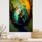 Fantasy Elf Artistic Roleplay Poster (Küche)