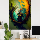 Fantasy Elf Artistic Roleplay Poster (Heimbüro)