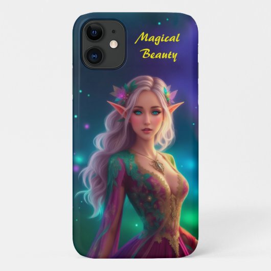 Fantasy elf Prinzessin elegante, strahlend schöne  Case-Mate iPhone Hülle (Rückseite)