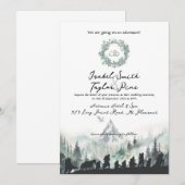 Fantasy-Elfen-Hochzeitseinladung Einladung (Vorne/Hinten)