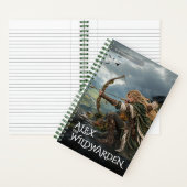 Fantasy-Elfen-Ranger-Notizbuch Notizblock (Innen)