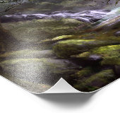 Fantasy-Elfen-Waldbild / Wandkunst Fotodruck (Ecke)