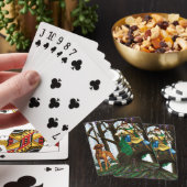 Fantasy-Elfenbogenschütze Vizsla Hund Verzauberter Spielkarten (In Situ)