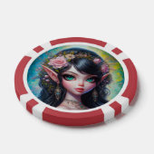 Fantasy Elven Woman  Pokerchips (Einzeln)