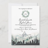 Fantasy Elvish Wedding Invitation Einladung (Vorderseite)