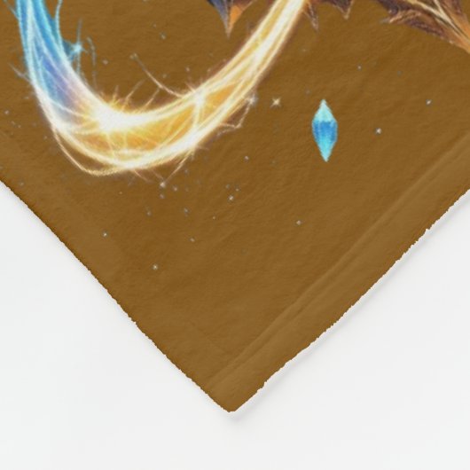 Fantasy Emblem with Floating Blades – Magical Ener Fleecedecke (Ecke)