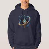 Fantasy Emblem with Floating Blades – Magical Ener Hoodie (Vorderseite)