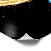 Fantasy Emblem with Floating Blades – Magical Ener Poster (Ecke)