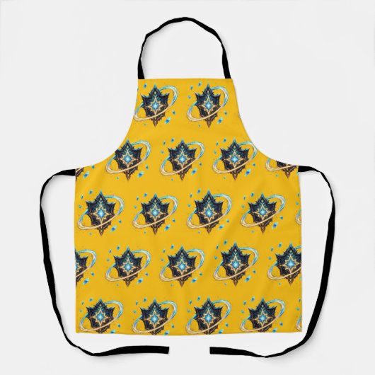 Fantasy Emblem with Floating Blades – Magical Ener Schürze (Vorderseite)