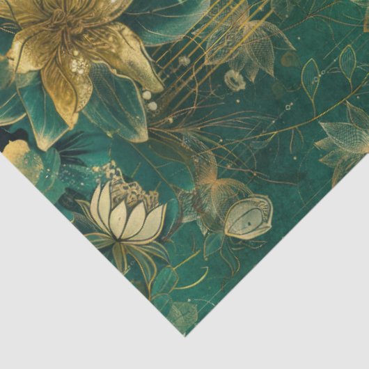 Fantasy Emerald Forest Queen Decoupage Seidenpapier (Ausschnitt)