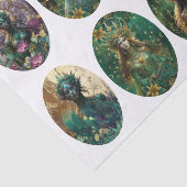 Fantasy Emerald Queens of the Forest Decoupage Seidenpapier (Ausschnitt)