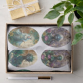 Fantasy Emerald Queens of the Forest Decoupage Seidenpapier (Geschenk)