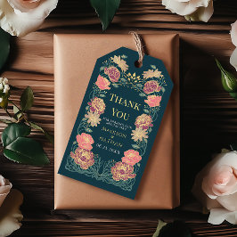 Fantasy Enchanted Blumengarten Hochzeit Vielen Dan Geschenkanhänger