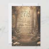 Fantasy Enchanted Brautparty Einladung (Vorderseite)