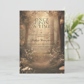 Fantasy Enchanted Brautparty Einladung (Stehend Vorderseite)