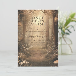 Fantasy Enchanted Brautparty Einladung