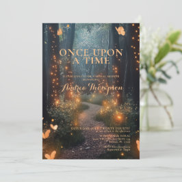 Fantasy Enchanted Brautparty Einladung