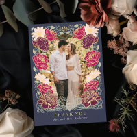 Fantasy Enchanted Garden Wedding Danke Karte