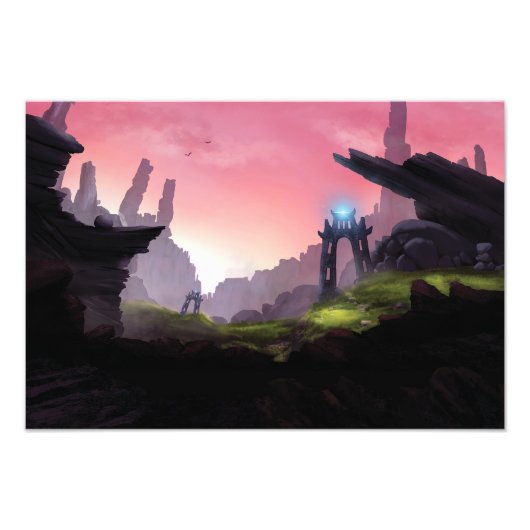 Fantasy Epos Tal drucken. Fotodruck (Vorne)