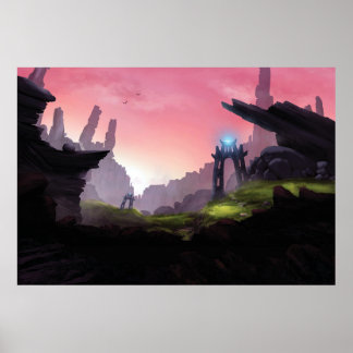 Fantasy Epos Tal drucken. Poster