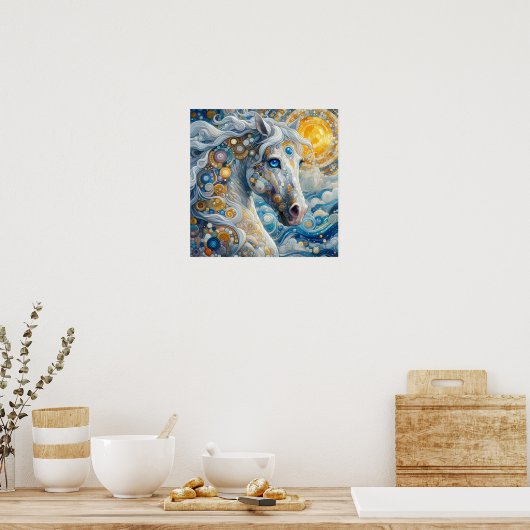 Fantasy equine Poster (Küche)