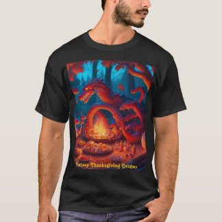 Fantasy Erntedank Dragons T-Shirt