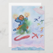 Fantasy Eros God Light Dimension Liebe Einladung (Vorne/Hinten)