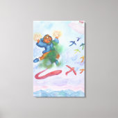 Fantasy Eros God Light Dimension Liebe Leinwanddruck (Vorderseite)