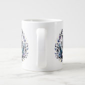Fantasy Esoteric Crystal Black Cat Jumbo-Tasse (Rückseite)