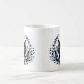 Fantasy Esoteric Crystal Black Cat Kaffeetasse (Mittel)