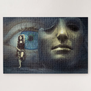 Fantasy Eye and Mask with Women Puzzle