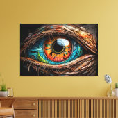 Fantasy Eye Leinwanddruck (Insitu (Wohnzimmer))