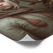 Fantasy Faible Tale Kinder mit Fish Hats Poster (Ecke)