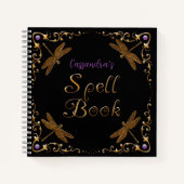 Fantasy Faible Tale Zauberbuch Personalisiert Notizblock (Vorderseite)