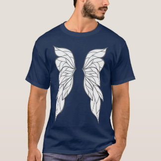 Fantasy Faible Wings on Back Costume Dress Up T-Shirt