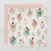 Fantasy Fairies Print Design Einladung (Vorne/Hinten)