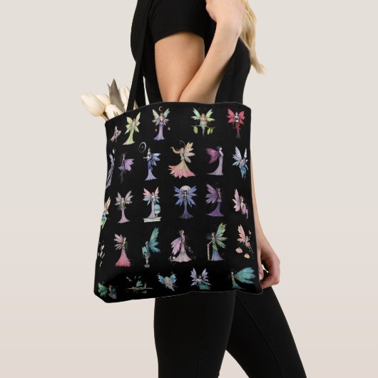 Fantasy Fairies Spaß farbenfrohe Faiasy Fantasy Ar Tasche (Von Nahem)
