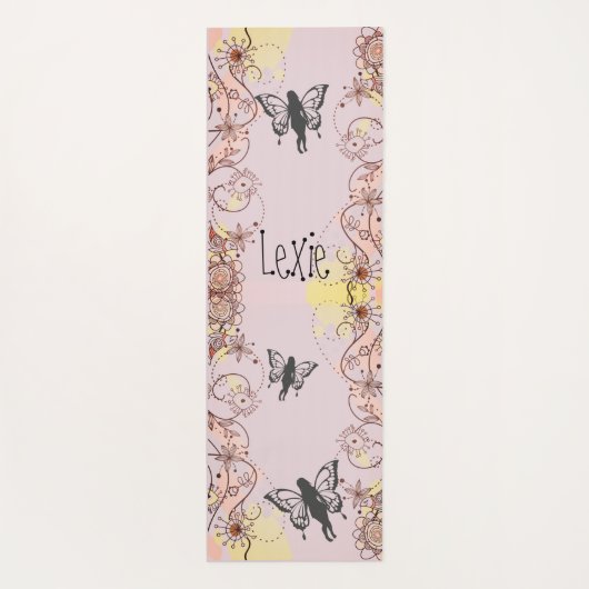 Fantasy Fairies Yogamatte (Rückseite)