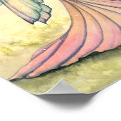 Fantasy Fairy and Dragon Art von Molly Harrison Poster (Ecke)