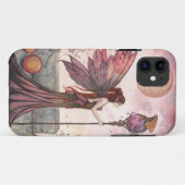 Fantasy Fairy and Dragon iPhone Case (Rückseite (Horizontal))