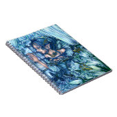 Fantasy Fairy Anime Girl Viktorianisch Blue Notizblock (Rechte Seite)