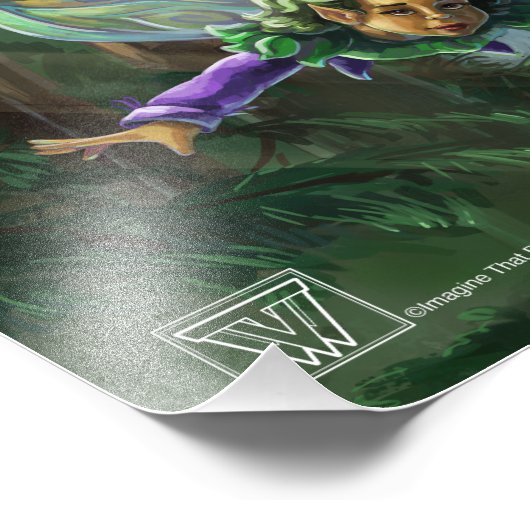 Fantasy Fairy Castle Fotodruck (Ecke)