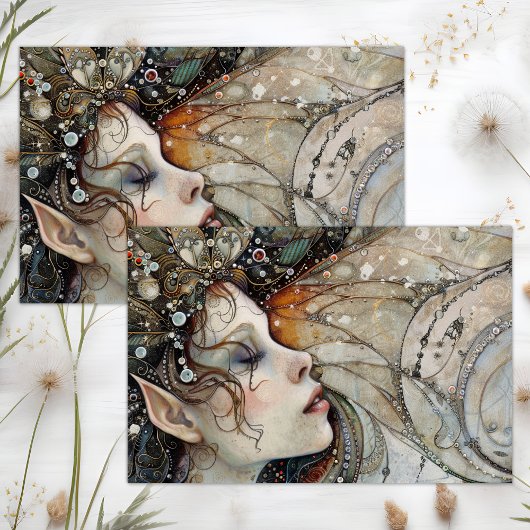 FANTASY FAIRY DECOUPAGE SEIDENPAPIER