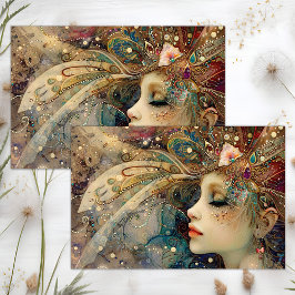 FANTASY FAIRY DECOUPAGE SEIDENPAPIER